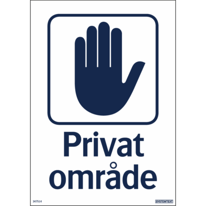 Privat område