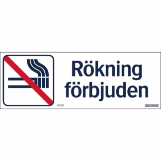 Rökning förbjuden