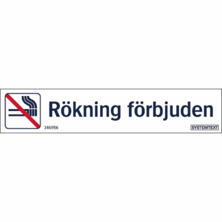Rökning förbjuden