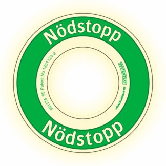 Supernova® Nödstopp rund grön