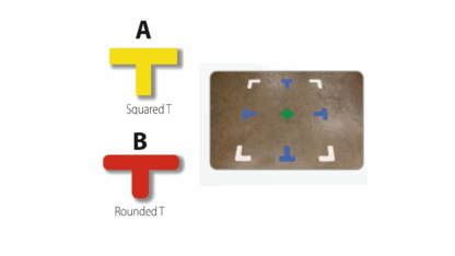 Golvmarkering Shapes T