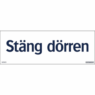 Stäng dörren Stäng dörren