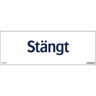 Stängt