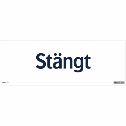 Stängt