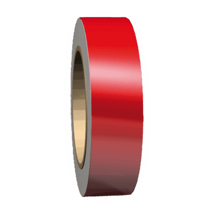 Stripe reflex röd