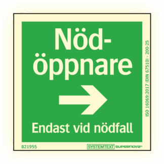 Supernova® Nödöppnare pil höger
