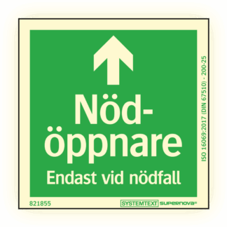 Supernova® Nödöppnare pil upp