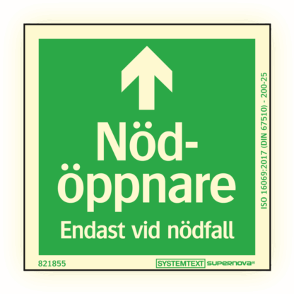 Supernova® Nödöppnare pil upp