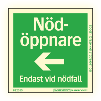 Supernova® Nödöppnare pil vänster