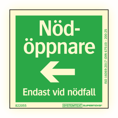 Supernova® Nödöppnare pil vänster