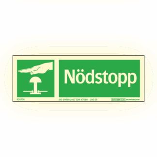 Supernova® Nödstopp grön AFS