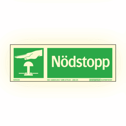 Supernova® Nödstopp grön AFS