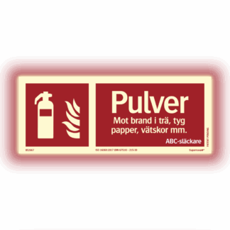 Supernova+® Pulversläckare ISO