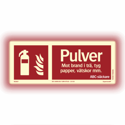 Supernova+® Pulversläckare ISO