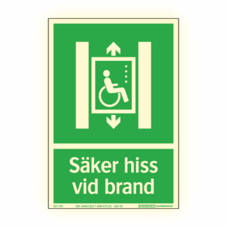 Supernova® Säker hiss vid brand