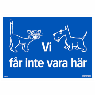 Vi får inte vara här