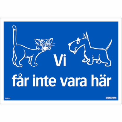 Vi får inte vara här