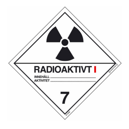 ADR Radioaktiva ämnen nr 7A