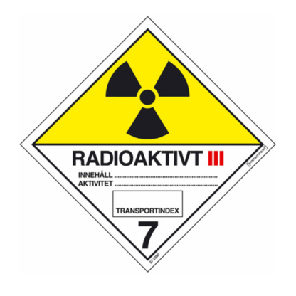 ADR Radioaktiva ämnen nr 7C