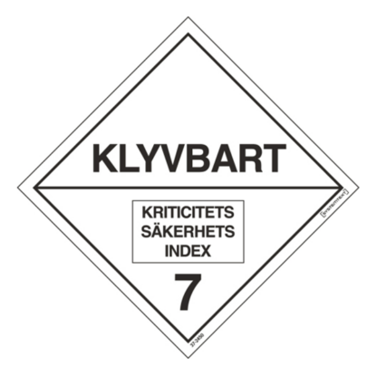 ADR Radioaktiva ämnen nr 7E