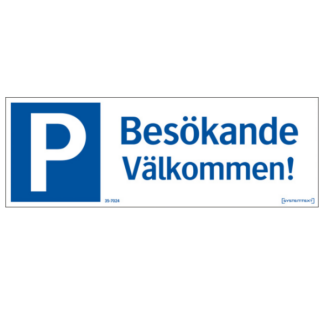 Parkering Besökande Välkommen