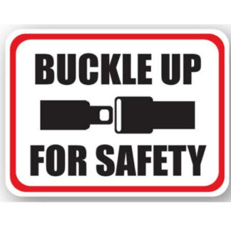 Golvmarkering Buckle up