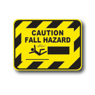 Golvmarkering Caution fall hazard