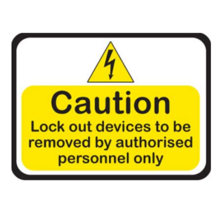 Golvmarkering Caution