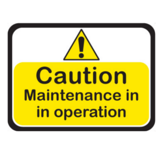 Golvmarkering Maintenance in operation