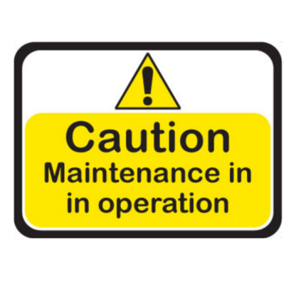 Golvmarkering Maintenance in operation