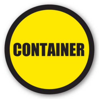 Golvmarkering Container