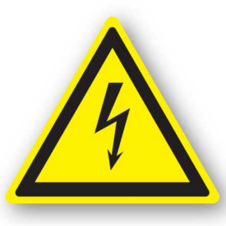 Golvmarkering Varning Farlig elektrisk spänning