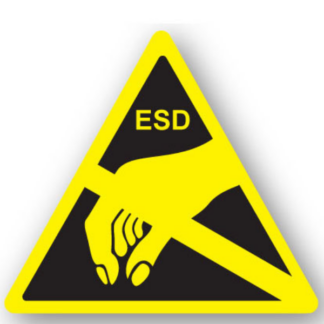 Golvmarkering Varning ESD