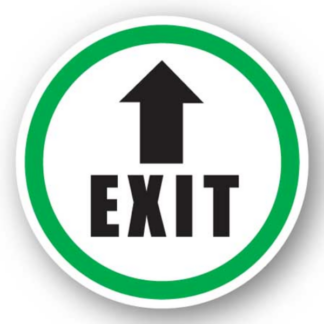 Golvmarkering Exit