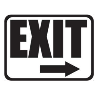 Golvmarkering Exit