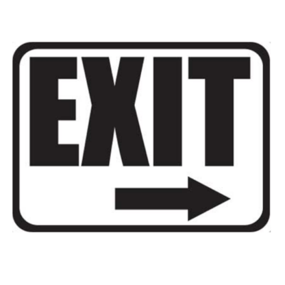 Golvmarkering Exit