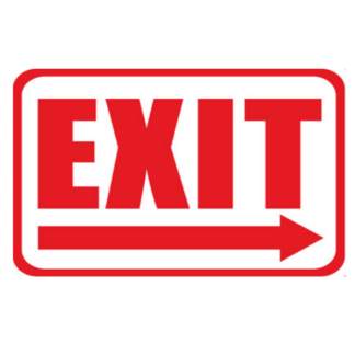 Golvmarkering Exit