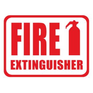 Golvmarkering Fire extinguisher