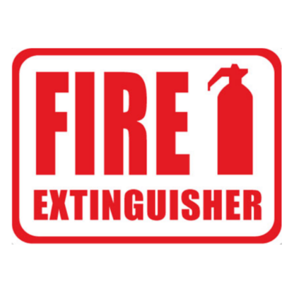 Golvmarkering Fire extinguisher