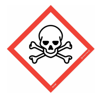Faropiktogram CLP Giftig GHS06