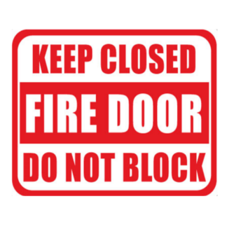 Golvmarkering Fire door