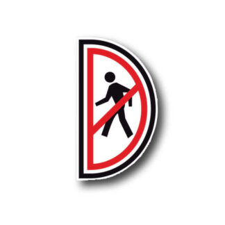 Golvmarkering Half Pedestrians