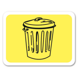 Golvmarkering Garbage can