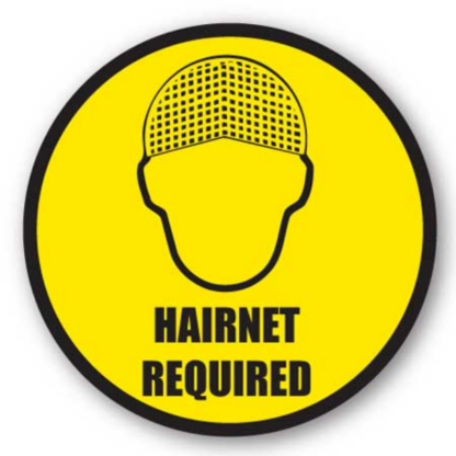 Golvmarkering Hairnet required