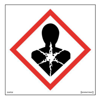 Faropiktogram CLP Hälsofarlig GHS08