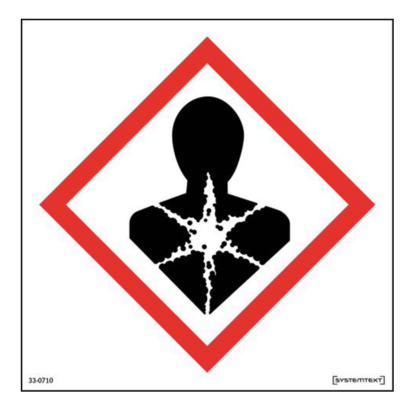 Faropiktogram CLP Hälsofarlig GHS08