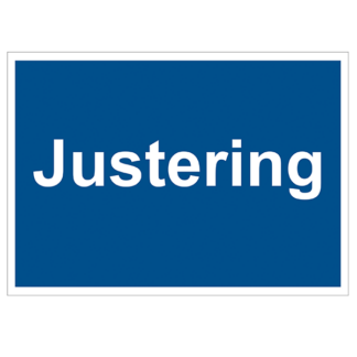 Justering