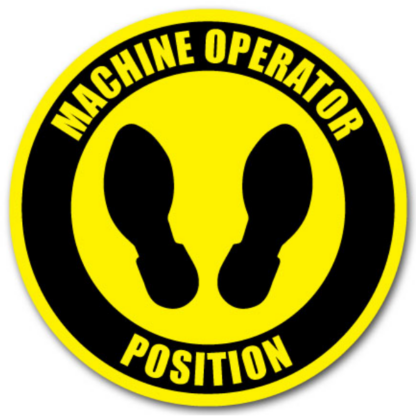 Golvmarkering Machine operator position