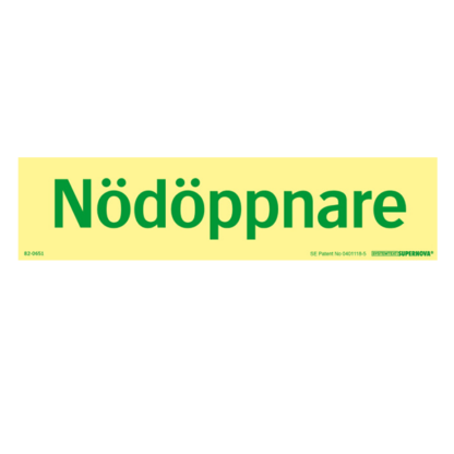 Supernova® Markering nödöppnare