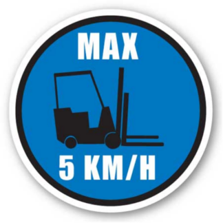 Golvmarkering Max 5km/h